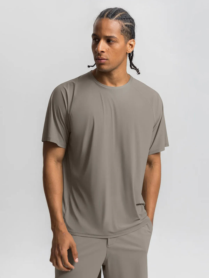 BrxlMen™  Raglan Sleeves Quick Dry Slim Fit  Workout Tee For Men
