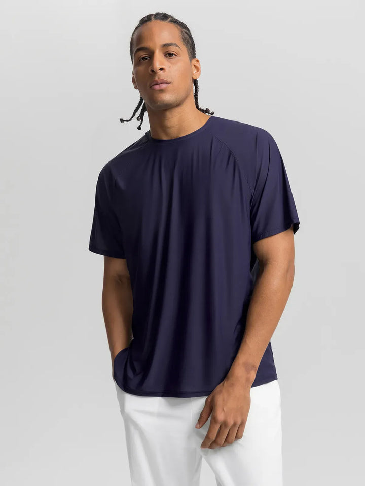 BrxlMen™  Raglan Sleeves Quick Dry Slim Fit  Workout Tee For Men