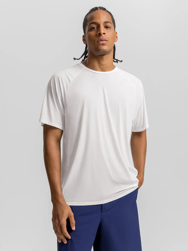 BrxlMen™  Raglan Sleeves Quick Dry Slim Fit  Workout Tee For Men
