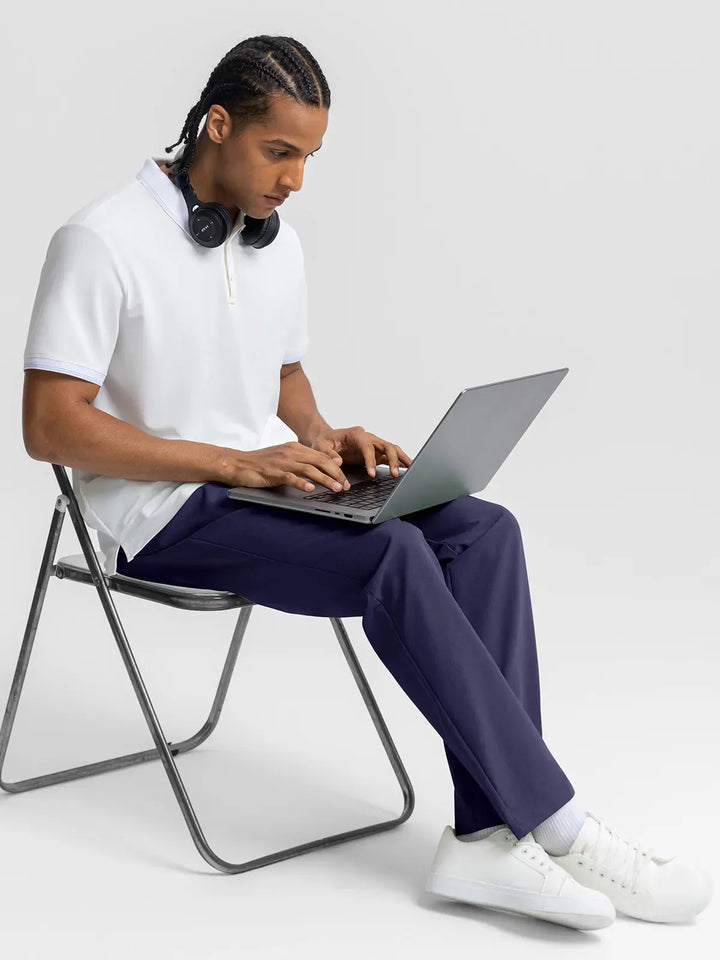 BrxlMen™  Stretch Slim Fit Quick Dry Golf Pants with Pockets