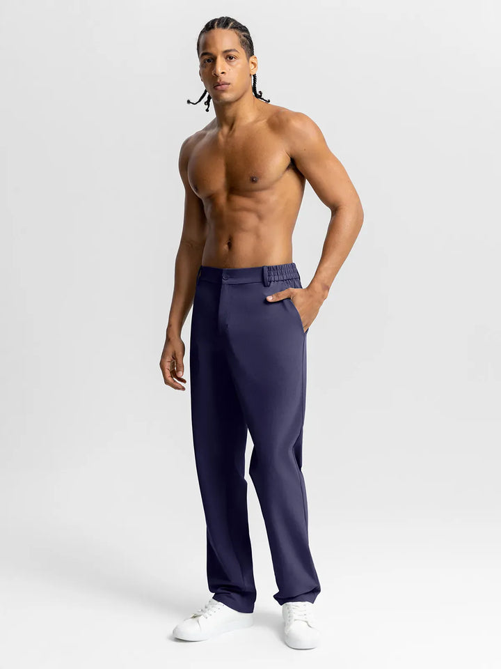 BrxlMen™  Stretch Slim Fit Quick Dry Golf Pants with Pockets