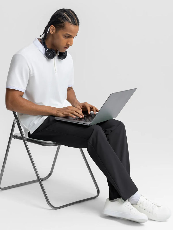 BrxlMen™  Stretch Slim Fit Quick Dry Golf Pants with Pockets