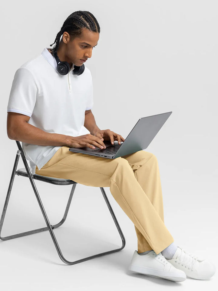 BrxlMen™  Stretch Slim Fit Quick Dry Golf Pants with Pockets