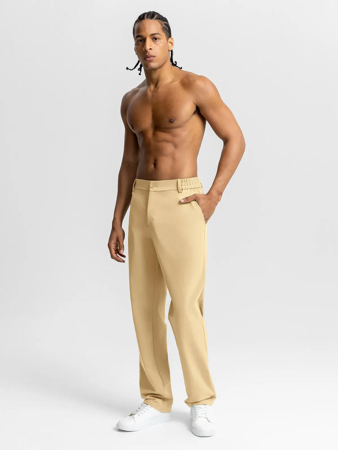 BrxlMen™  Stretch Slim Fit Quick Dry Golf Pants with Pockets