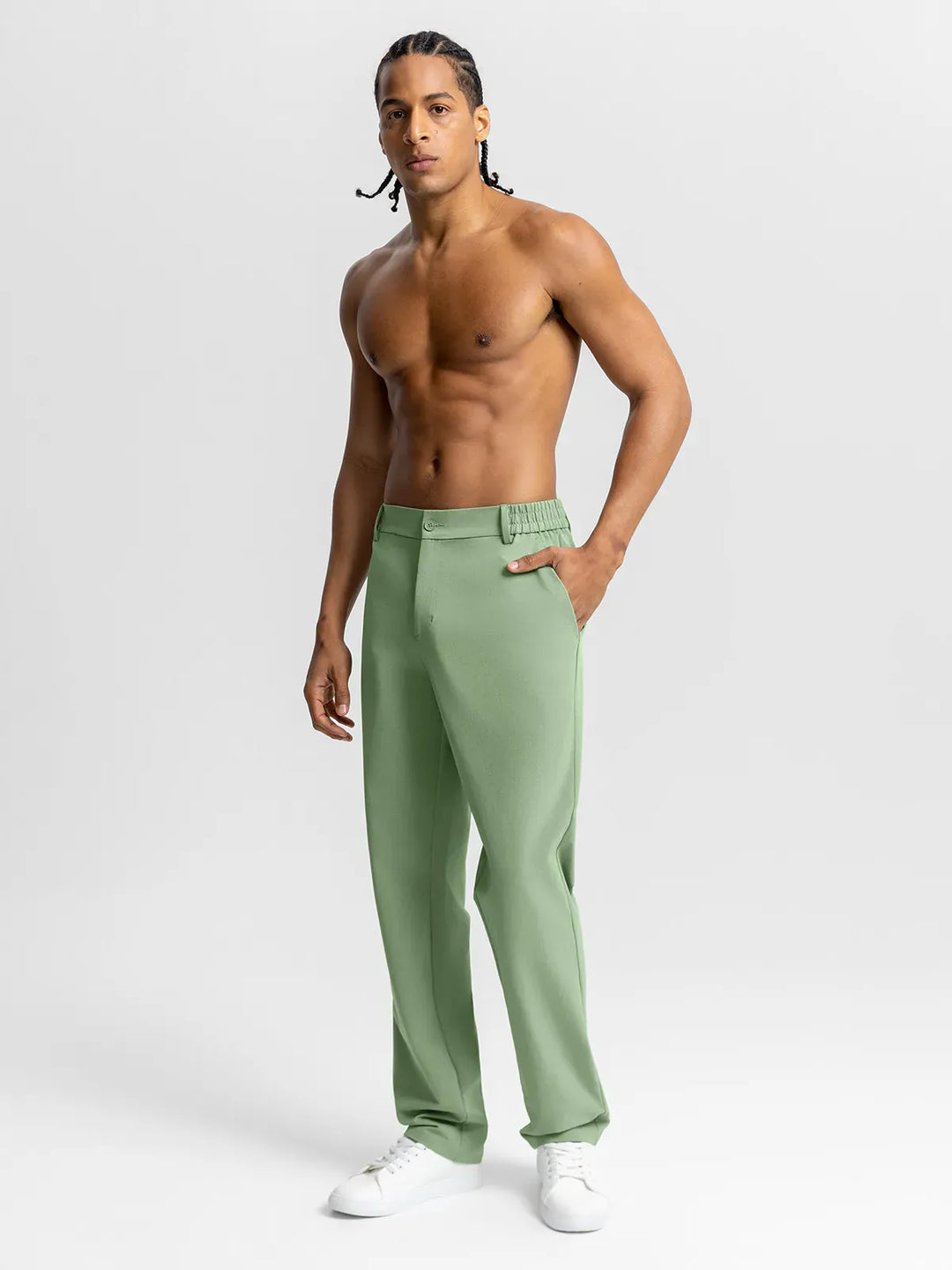 BrxlMen™  Stretch Slim Fit Quick Dry Golf Pants with Pockets