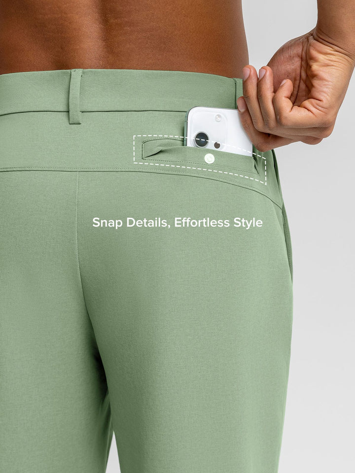 BrxlMen™  Stretch Slim Fit Quick Dry Golf Pants with Pockets