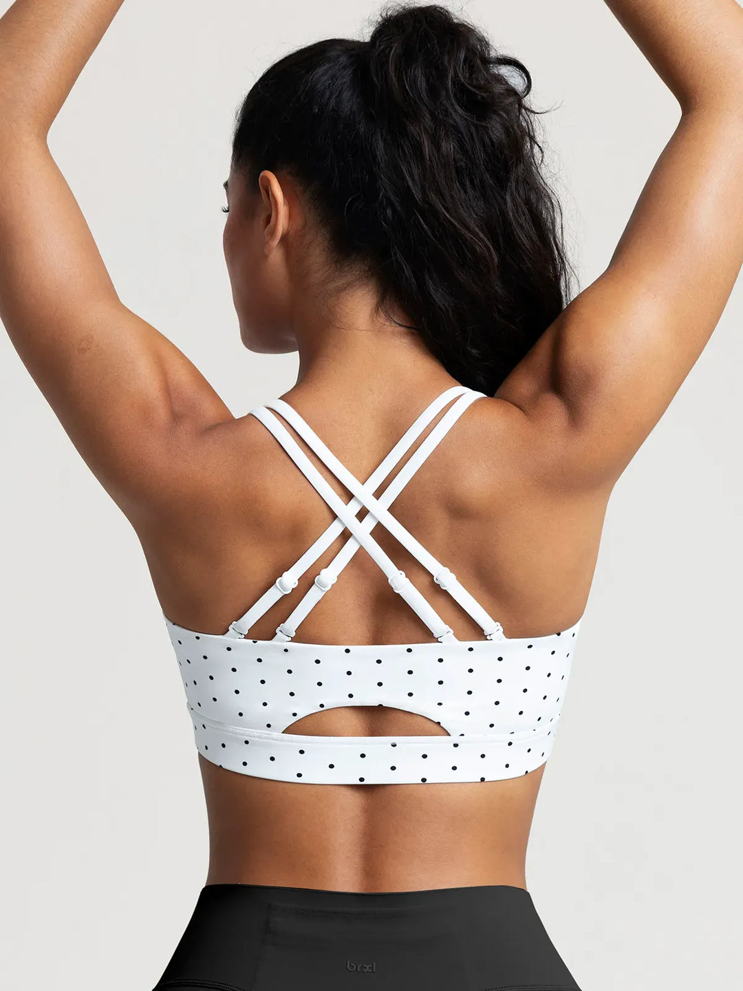 BrxlZero™ Adjustable Strap Square Neck Low Impact Yoga Sports Bra