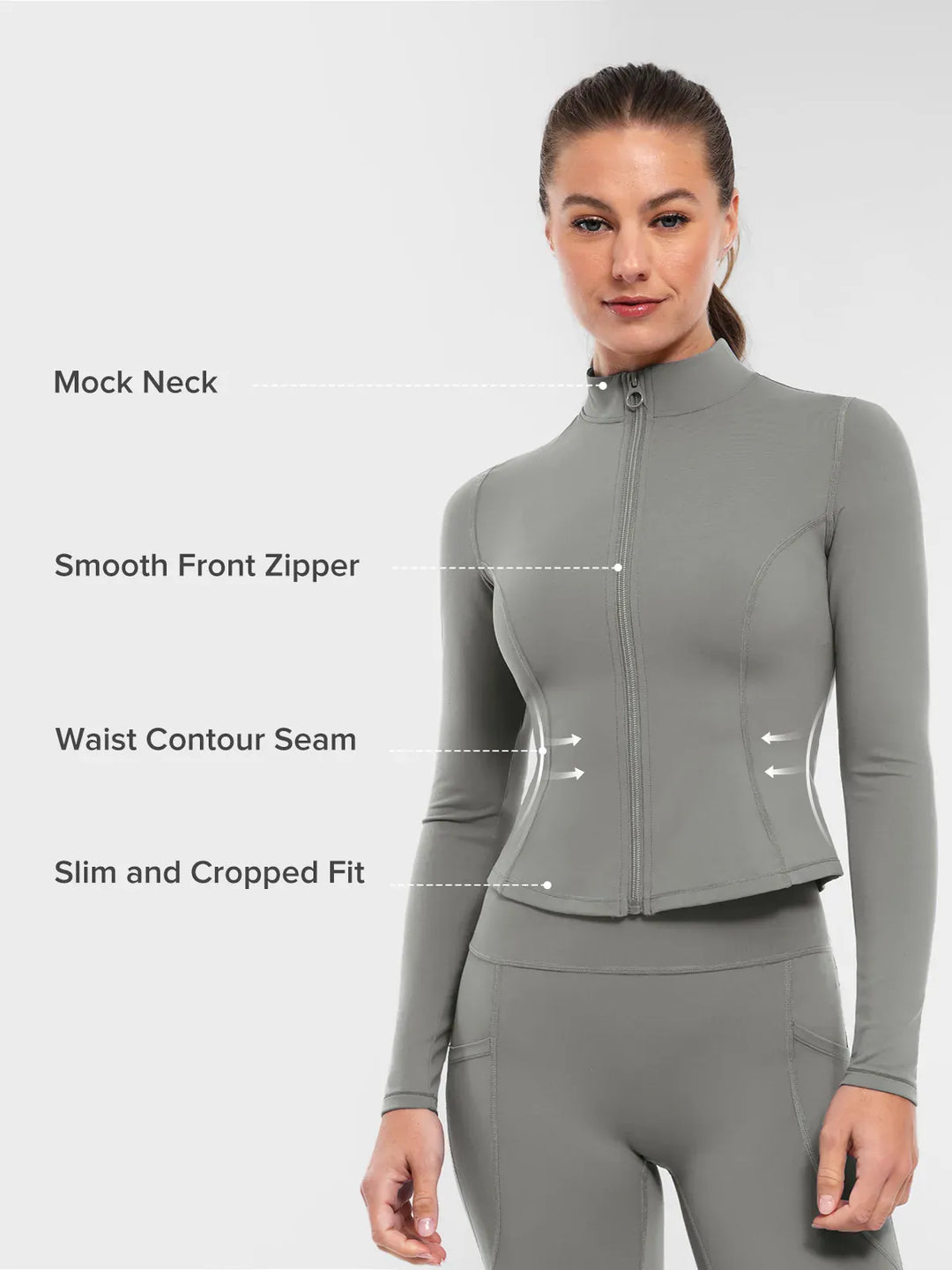 A model wearing a BRXL® BrxlZero™ Buttery Soft Lightweight Athletic Jacket