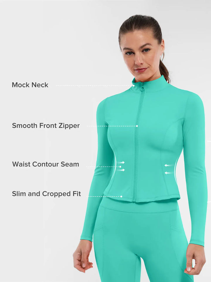 A model wearing a BRXL® BrxlZero™ Buttery Soft Lightweight Athletic Jacket