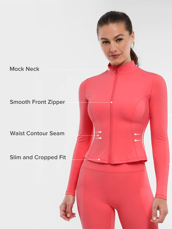 A model wearing a BRXL® BrxlZero™ Buttery Soft Lightweight Athletic Jacket in