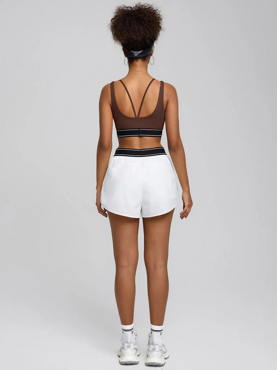 BrxlZero™ Contrast Color 2-in-1 Mesh Sport Bra