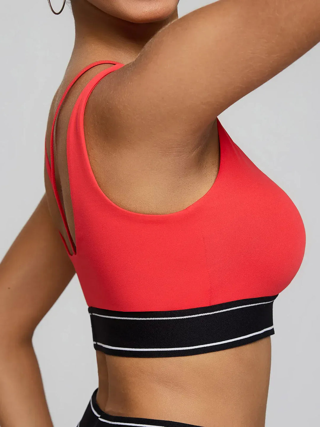 BrxlZero™ Contrast Color 2-in-1 Mesh Sport Bra
