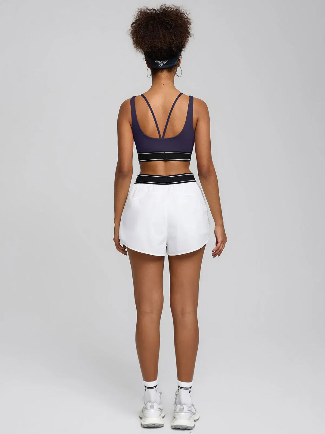 BrxlZero™ Contrast Color 2-in-1 Mesh Sport Bra