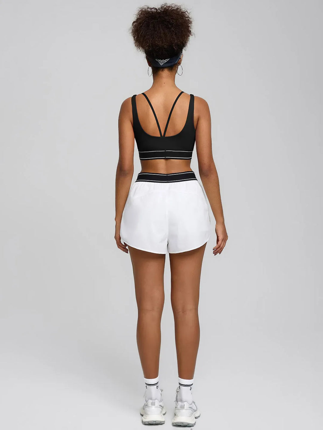 BrxlZero™ Contrast Color 2-in-1 Mesh Sport Bra