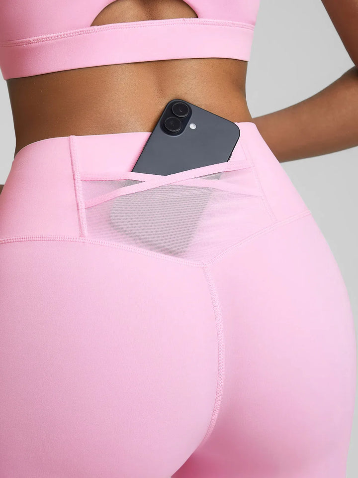 BrxlZero™ High Waist Tummy Control Capri Yoga Leggings with Pocket