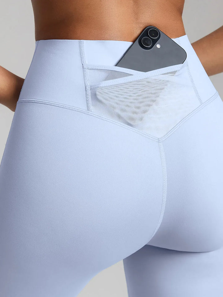 BrxlZero™ High Waist Tummy Control Capri Yoga Leggings with Pocket