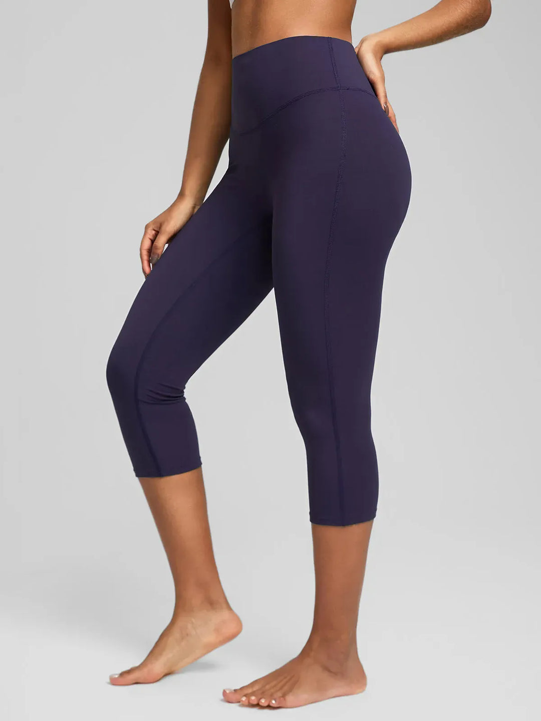 BrxlZero™ High Waist Tummy Control Capri Yoga Leggings with Pocket