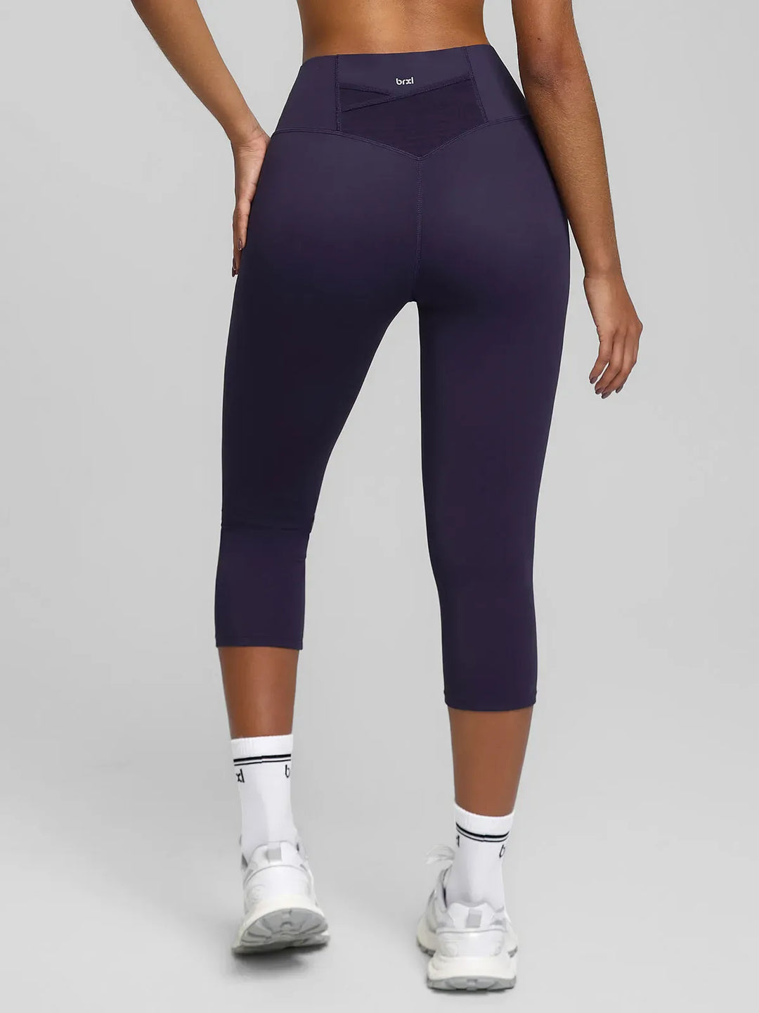 BrxlZero™ High Waist Tummy Control Capri Yoga Leggings with Pocket