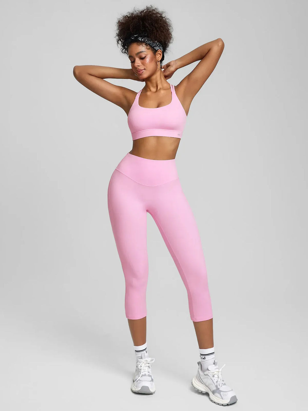 BrxlZero™ High Waist Tummy Control Capri Yoga Leggings with Pocket