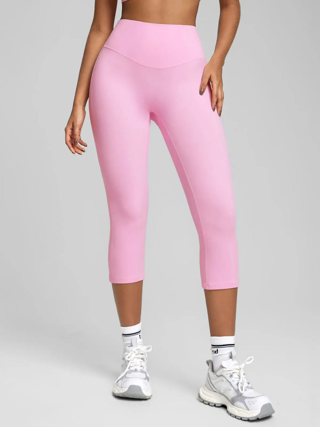 BrxlZero™ High Waist Tummy Control Capri Yoga Leggings with Pocket