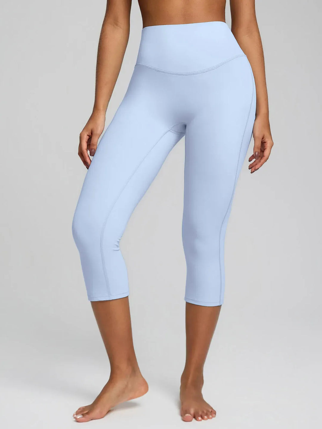 BrxlZero™ High Waist Tummy Control Capri Yoga Leggings with Pocket