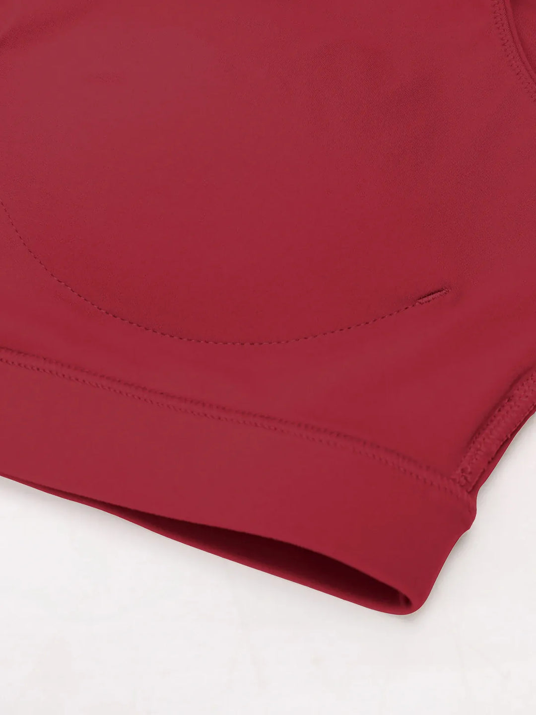 BrxlZero™ Off Shoulder Long Sleeve Crop Top with Built-In Bra