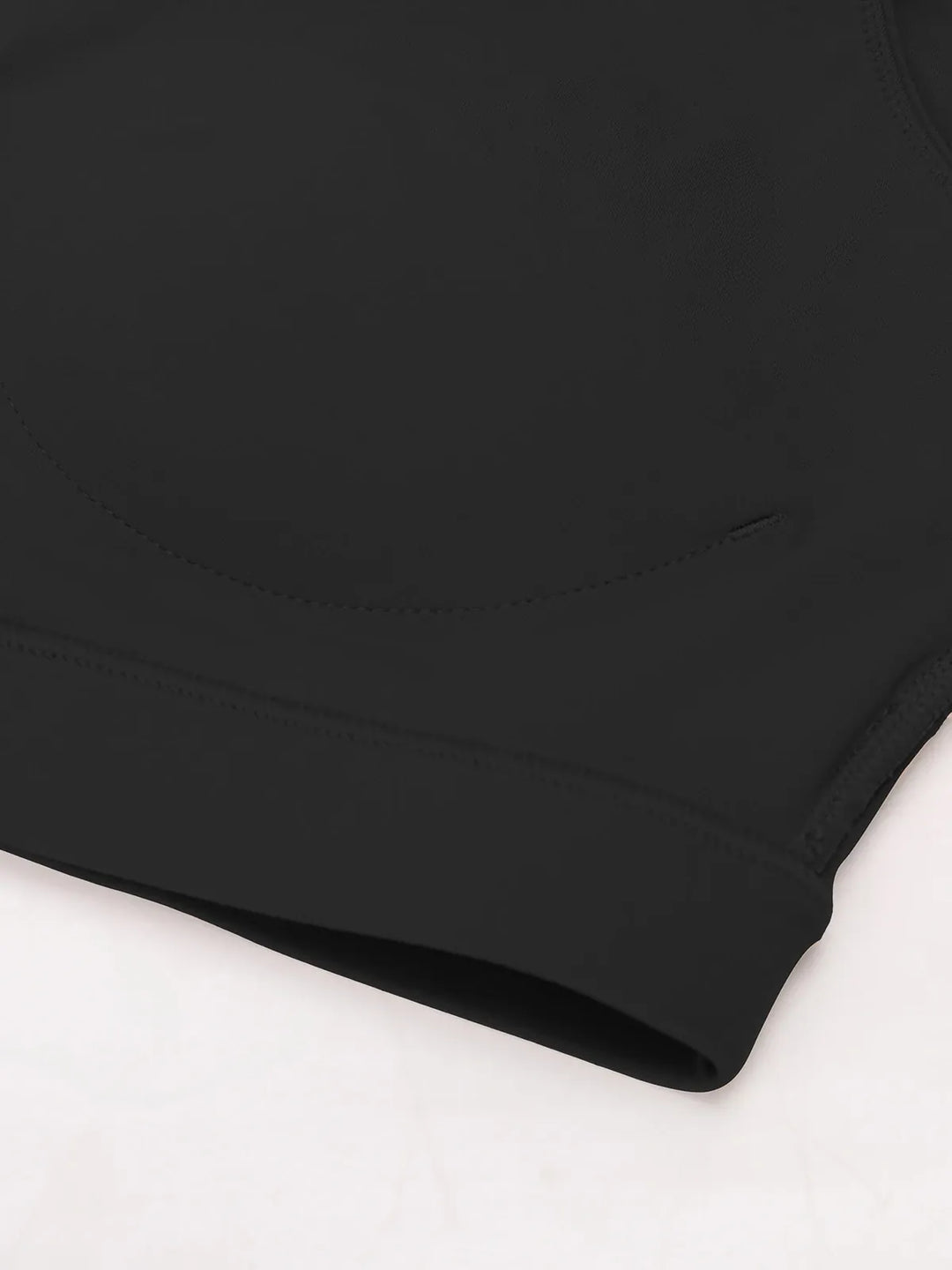 BrxlZero™ Off Shoulder Long Sleeve Crop Top with Built-In Bra