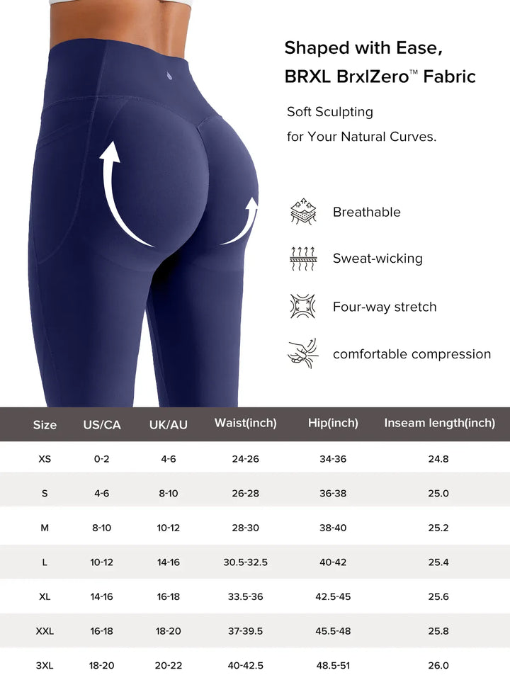 BrxlZero™ Side Pocket Butt-Lift Leggings