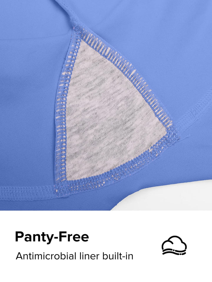 BrxlZero™ V-Waist Scrunch Slim Fit Stretch Yoga Shorts with Pocket 8"