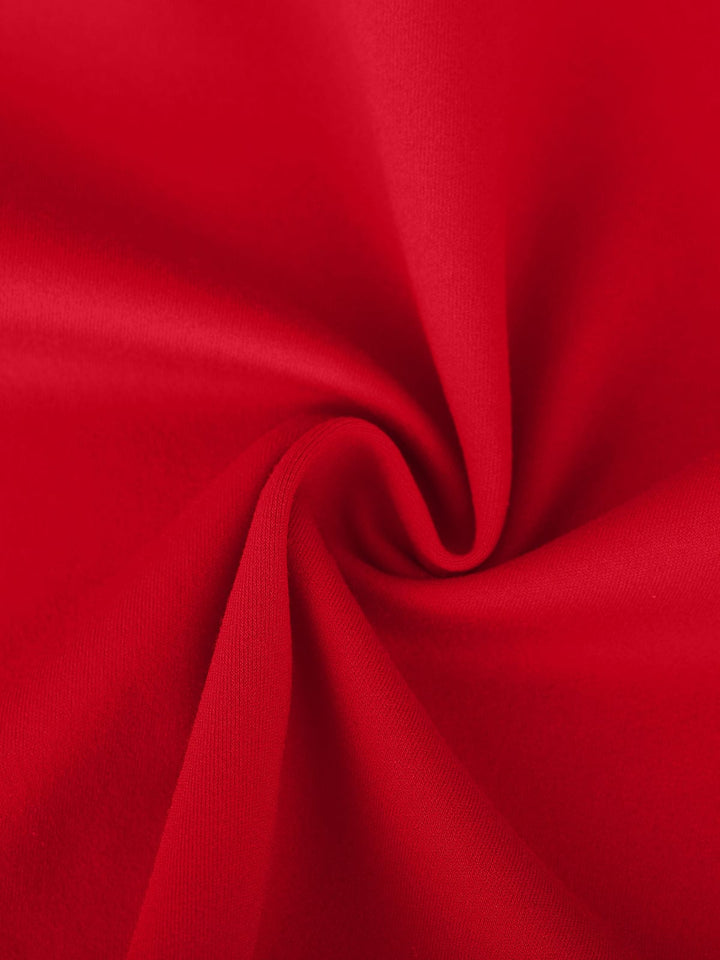 A model wearing a BRXL® CrissCross Back Sun Protection Tennis Dress in