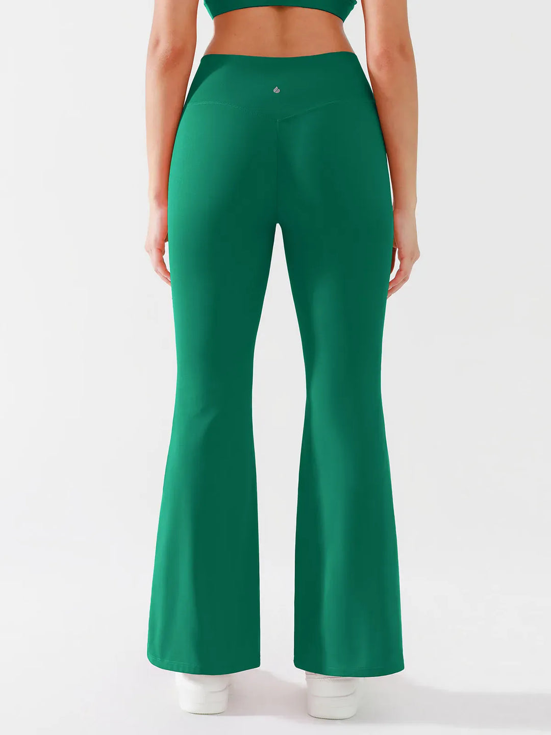 Crossover Butt Lifting Flared Yoga Pants 31"