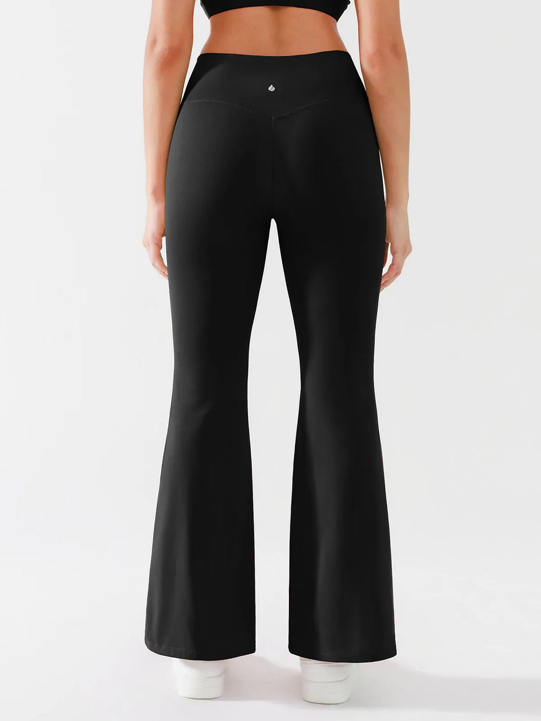 Crossover Butt Lifting Flared Yoga Pants 31"