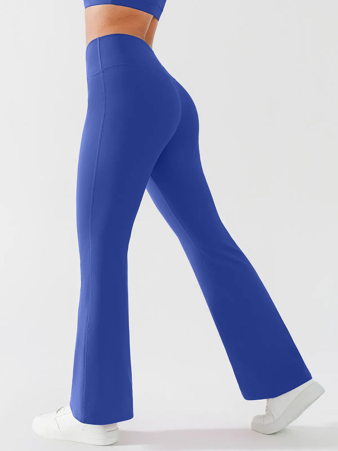 Crossover Butt Lifting Flared Yoga Pants 31"