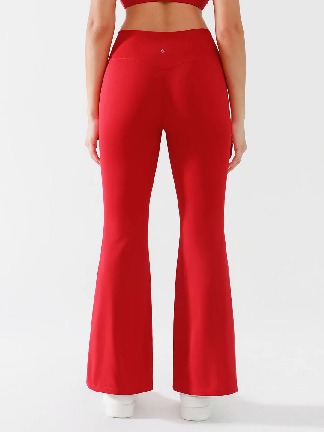 Crossover Butt Lifting Flared Yoga Pants 31"