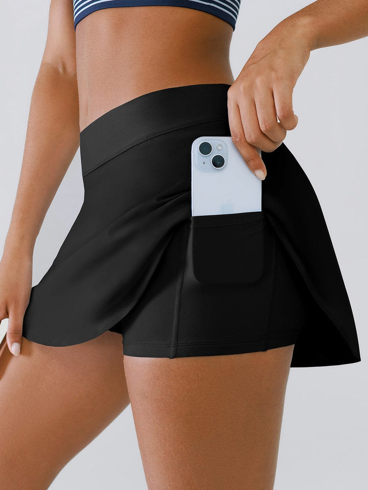BRXL® Flowy Athletic Skirt with Shorts