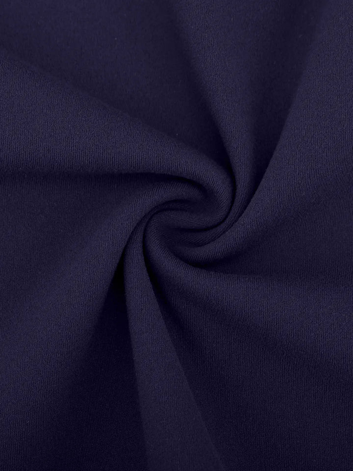 A model wearing a BRXL® Half Front Zipper Activewear Cropped Top in