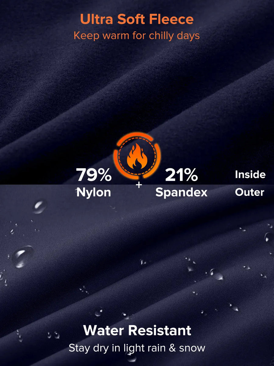 A model wearing a BRXL® High Rise Side Pockets Fleece Lined Leggings in