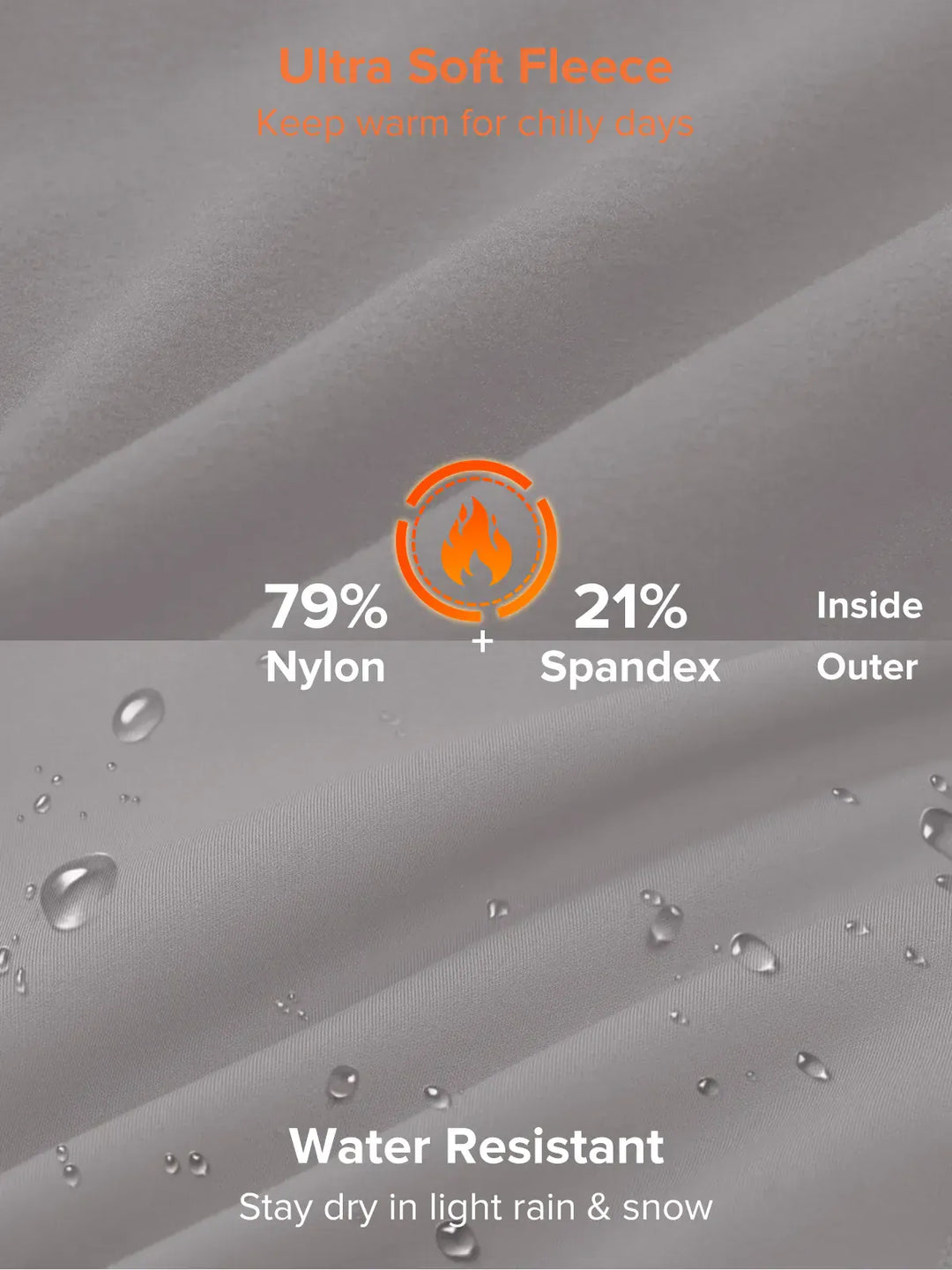 A model wearing a BRXL® High Rise Side Pockets Fleece Lined Leggings in