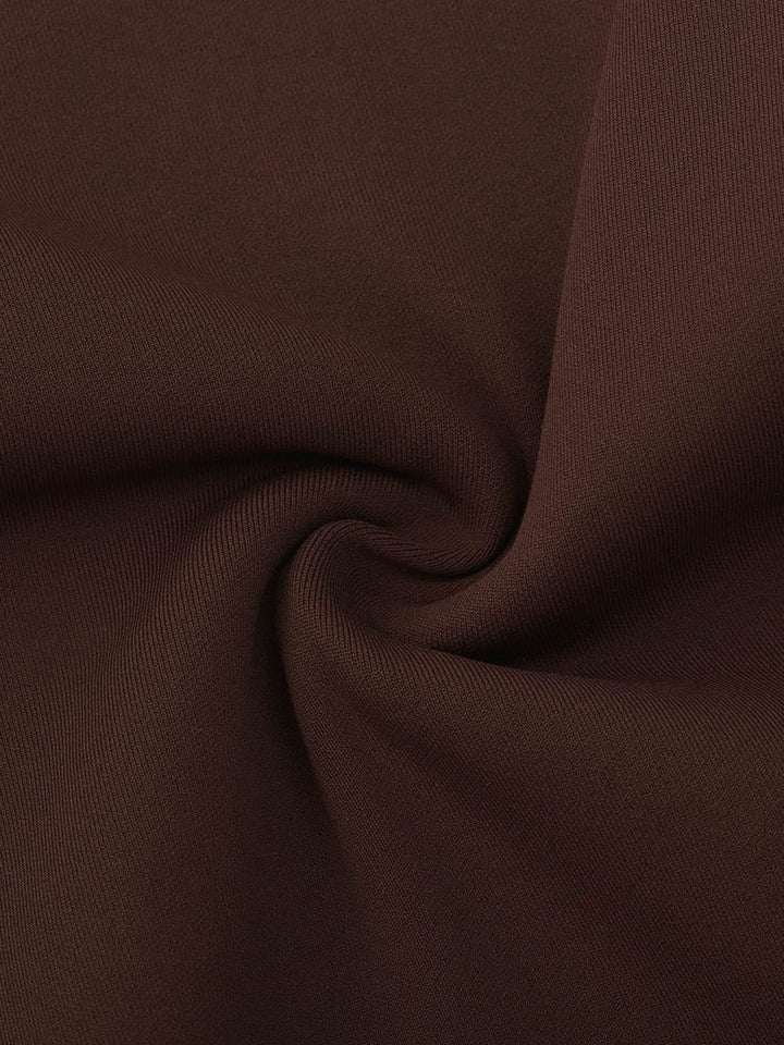 A model wearing a BRXL® High Rise Side Pockets Fleece Lined Leggings in