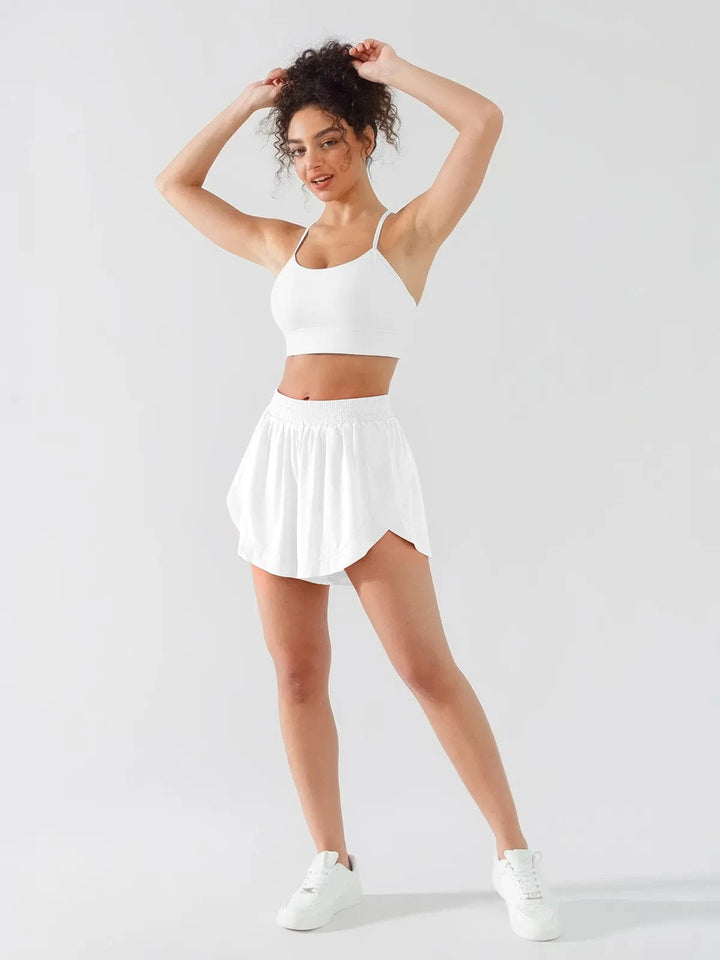 BRXL® High Waisted Butterfly Split Running Shorts For Women