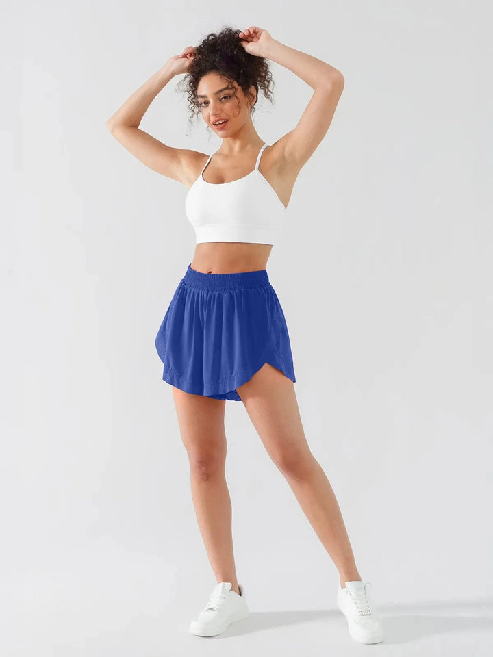 BRXL® High Waisted Butterfly Split Running Shorts For Women