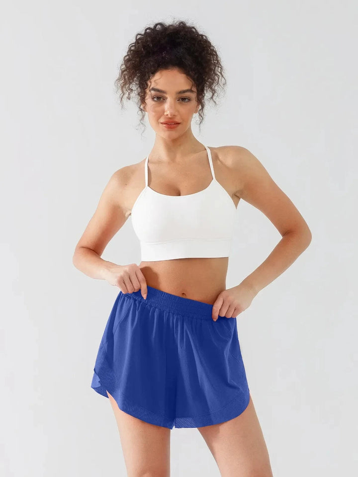 BRXL® High Waisted Butterfly Split Running Shorts For Women