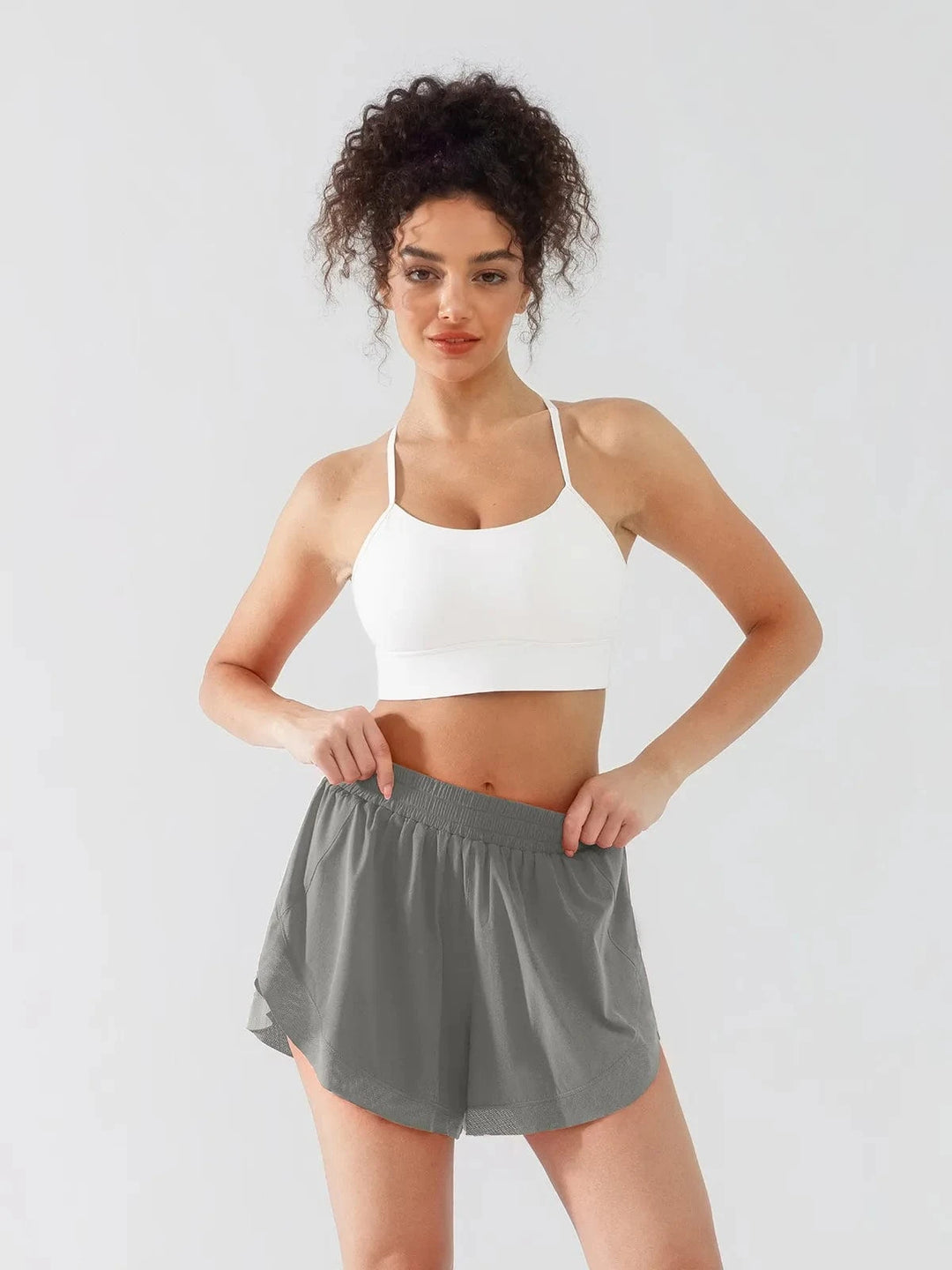 BRXL® High Waisted Butterfly Split Running Shorts For Women
