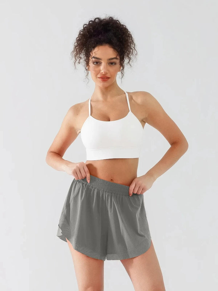 BRXL® High Waisted Butterfly Split Running Shorts For Women