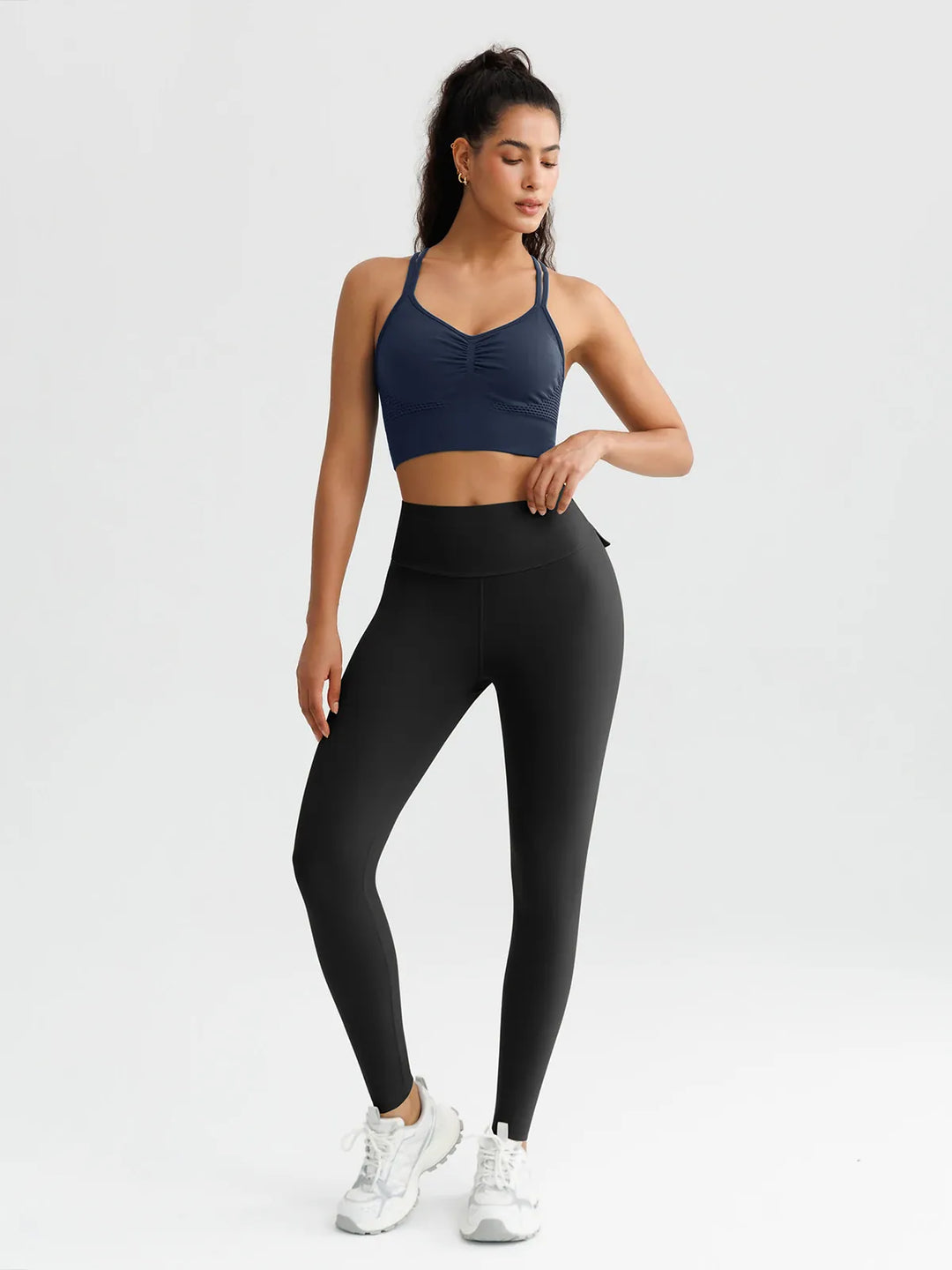 High-Waisted Hidden Scrunch Leggings with Cargo Pockets