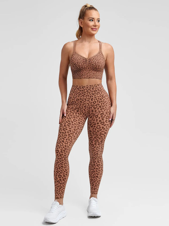 High-Waisted Hidden Scrunch Leggings with Cargo Pockets