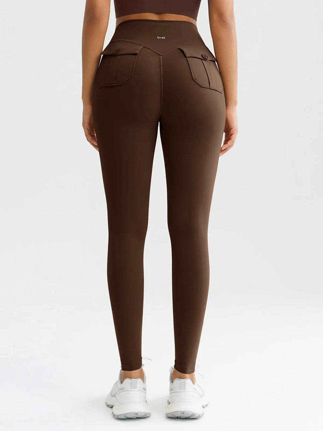 High-Waisted Hidden Scrunch Leggings with Cargo Pockets