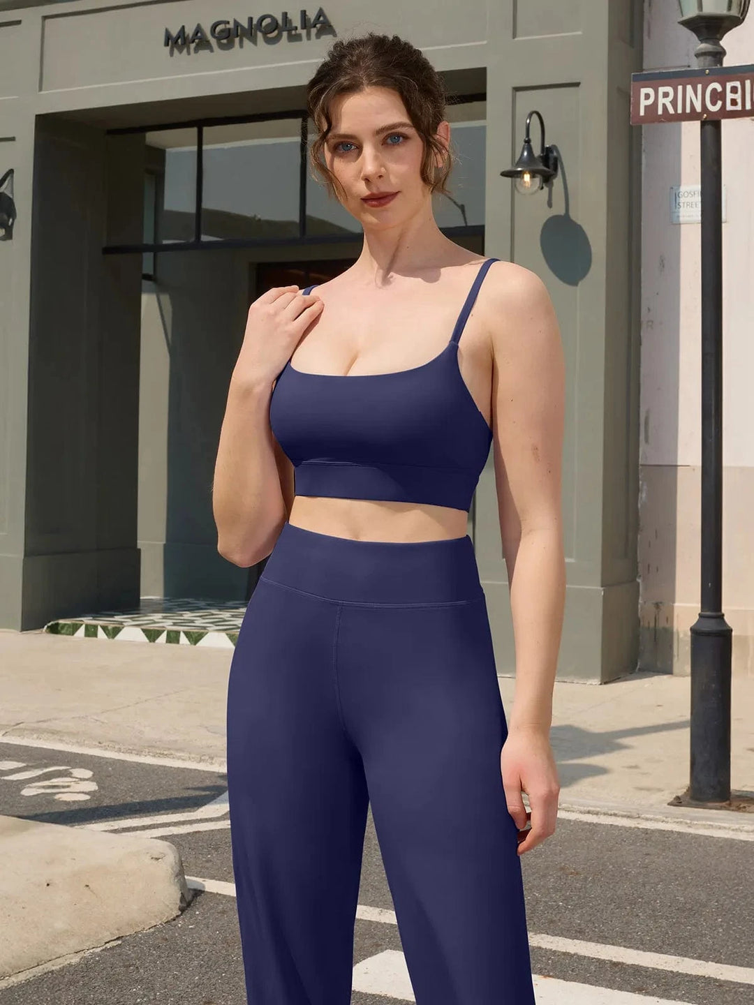 BRXL® High Waisted Wide Leg Yoga Pants with Pockets