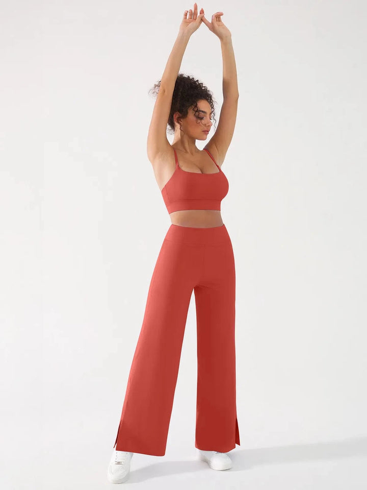 BRXL® High Waisted Wide Leg Yoga Pants with Pockets