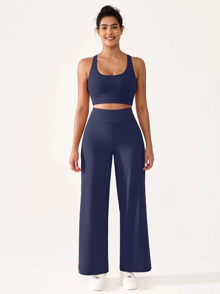 BRXL® High Waisted Wide Leg Yoga Pants with Pockets